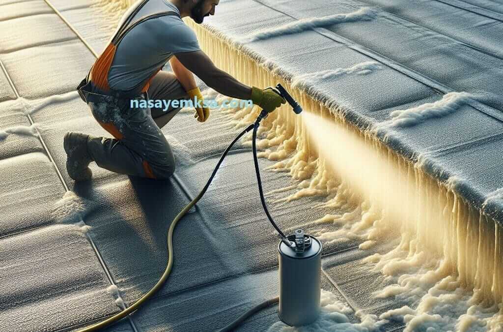 شركة عزل فوم بالرياض : عزل بولي يورثان بضمان 10سنوات