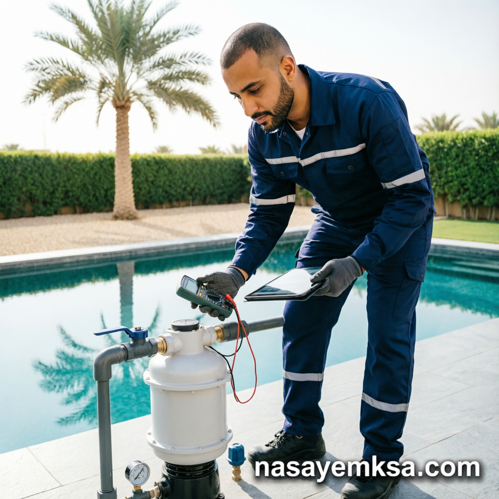 صيانة مضخة مسبح بالرياض - نسايم لخدمات الصيانة